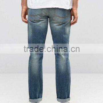 2016 New Style Mens Denim Jeans Fashion Skinny Distressed Jeans photo-2