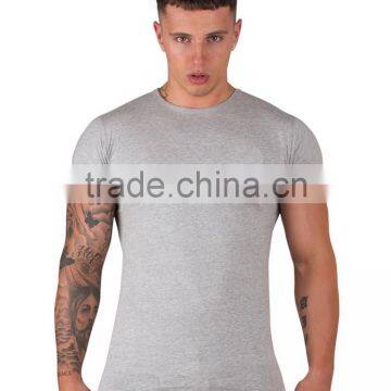 95cotton 5spandex Muscle Mens Tight Fit t Shirt photo-5