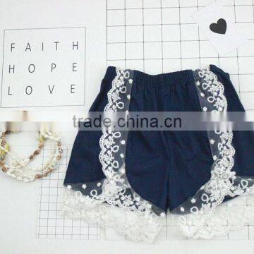 Toddler Shorts Solid Cotton Wholesale Icing Lace Shorts Kids Wear Dubai