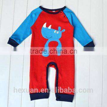 Baby Long Sleeve Rompers Newborn Babnew Design 100% Cotton Plain Long Sleeves Baby Rompers Newborn Summer Clothes photo-4