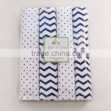 OEM Factory or Stocked Designs 102*76cm Baby Receiving Blanket, Flannel Blanket, 100% Cotton Baby Blanket photo-4