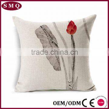Chinese Lotus Sofa Back Cushion Case Covers photo-4