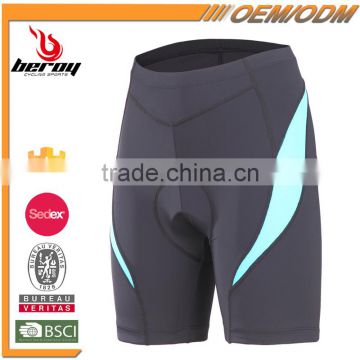 BEROY Women's 3D Gel Padded Bike Shorts, Custom and Wholesale Cycling Shorts