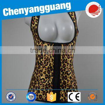 CYG-leopard Pattern With Strap Overbust Waist Trainer Cincher Belt photo-6