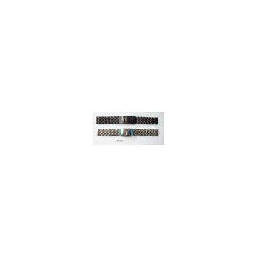 16mm,18mm, 20mm, 22mm, 24mm 316L / 304 Solid Stainless Steel Watch Straps With Butterfly Buckle