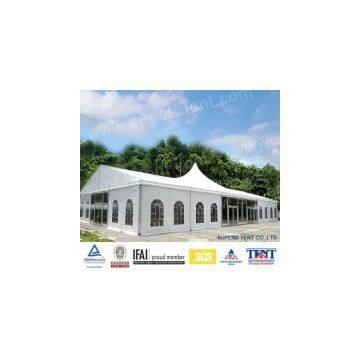 2014 standad A-high peak combination luxury canopy church tent