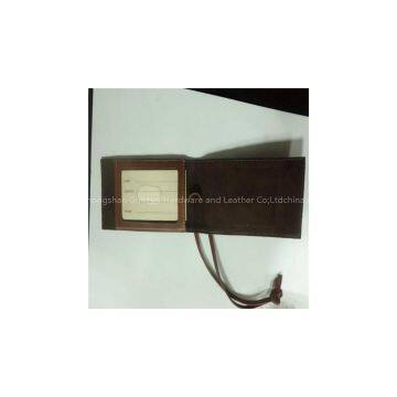 Pu/leather luggage tag