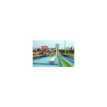 High speed Fiberglass Body Water Slide for Commercial Spray Park Equipment , Customized