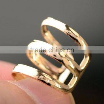 Punk Rock Ear Clip Cuff Wrap Earrings No Piercing-Clip on Silver Gold Bronze Women Men Party Jewelry photo-2