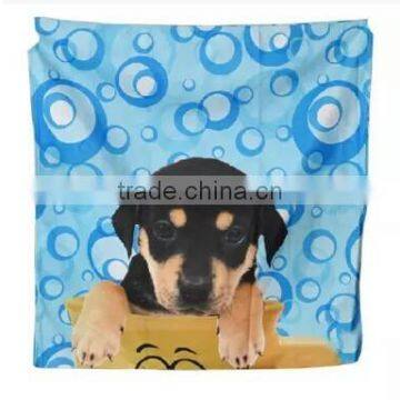 micro fibere print towel dog beach towel