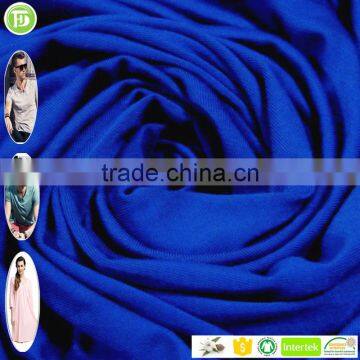 blue color new spandex cotton fabric for t-shirts fabric