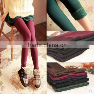 Wholesale Hosiery Korean Sex Girls Fashion Winter Thick Fleece Lined Elegant Hot Young Girls Running Tights