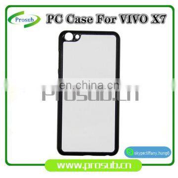 2d sublimation PC plastic blank smartphone case cover for Prosub-VIVO X7