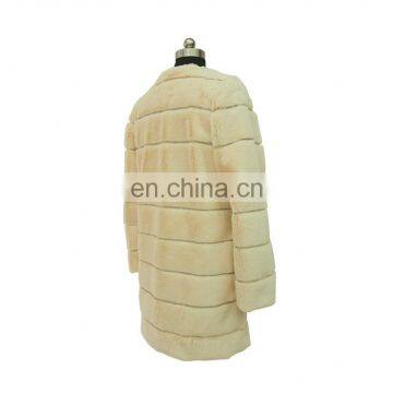 High Quality OEM Service Elegant Winter Faux Fur Coat photo-3