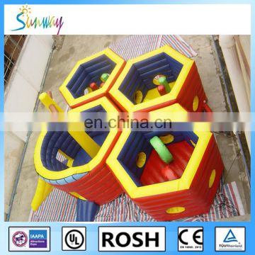 SUNWAY Top quality inflatable bouncers jump castle playhouse for kids