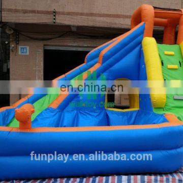 HI gaint commercial inflatable water slide with a pool for kids