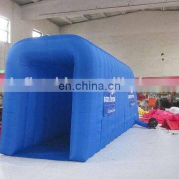 customized high quality led large inflatable tunnel tent, inflatable tunnel