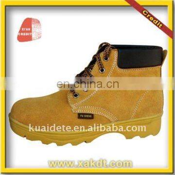 Industrial Suede leather cheap security work shoes