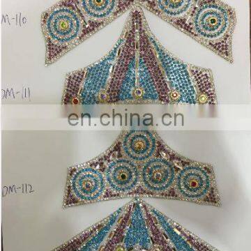 Wholesale Iron on Crystal Sheet Women Shoe Upper Applique photo-5