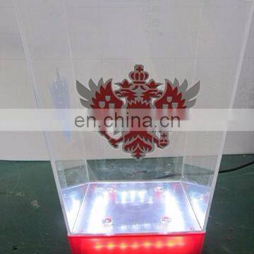 acrylic plastic led light ice bucket