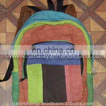 Latest Rasta Canvas Hemp Backpack HBB 0011