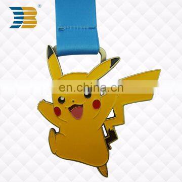 custom make metal Pikachu pokemon cartoon medal