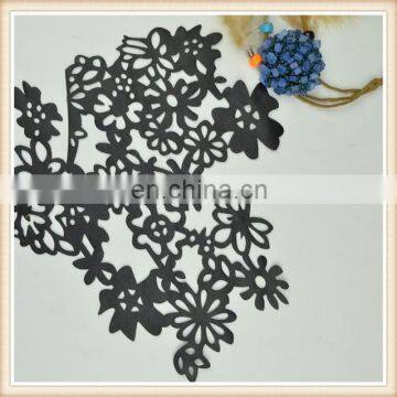 fashion PU patch/decorative PU shoulder trim for women garments