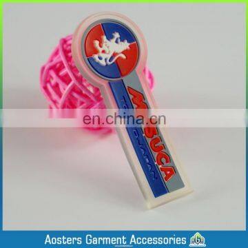 Customized Plastic Rubber Label Patch 3D Logo Rubber Clothing Labels photo-2