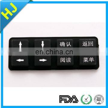 Supply all kinds of Silicone keypad with printing with best choice