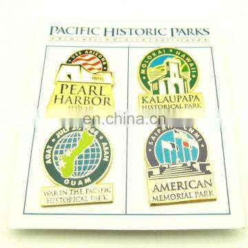 FACTORY PRICE GOLD IMITATION ENAMEL CUSTOMER VARIETY LAPEL PIN