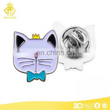 Lovely Cute Custom Kitten Animal Lapel Pin Badge with Soft Enamel