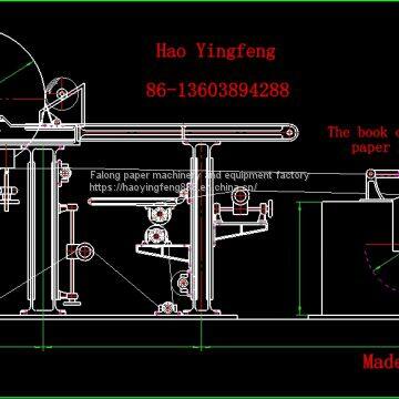 Toilet paper making equipment, type 1092 -787 -1575 toilet paper machinery