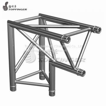 Triangular Aluminum Truss Corner Stage Lighting Truss Design 90° 2 Way Corner