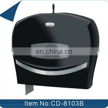 Wholesale ABS plastic hot sale single & twin roll toilet paper dispenser with lock suitable for bathroom CD-8103B