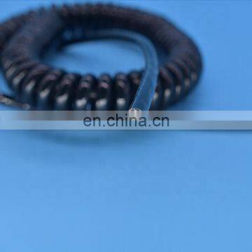 CNC spiral cable retractable coil cable spring wire coiled cable