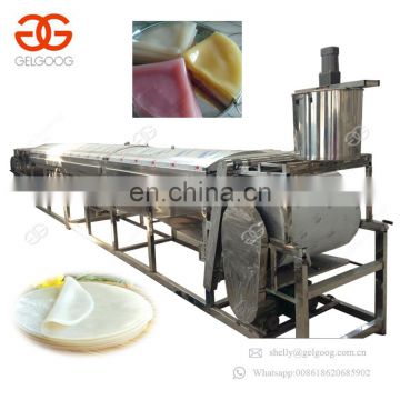 Continuous Steamed Sweet Potato Starch Jelly Bean Liangpi Extruder Making Machines Cold Rice Noodle Maker