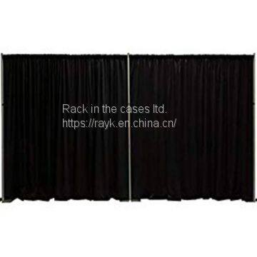 RK trade show balckdrop pipe and drape velvet drape from RK for sale