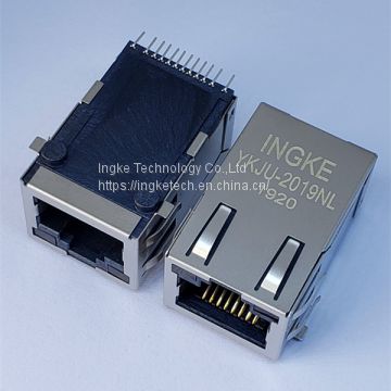 Ingke YKJU-2019NL Direct Substitute JX30-0005NL Single Port 100 Base-TX Surface Mount RJ45 LAN with Transformer