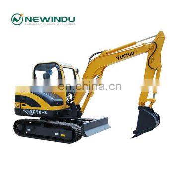 New Yucha Excavator 5ton YC50-8 Mini Excavator for Sale