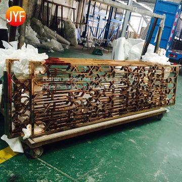 JYFQ0212 Factory OEM decorative stainless steel garden laser cut metal screen