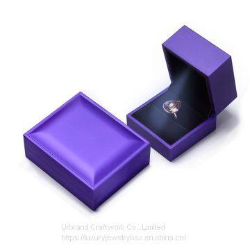 China Factory Price Square LED Ring Box With Custom Logo