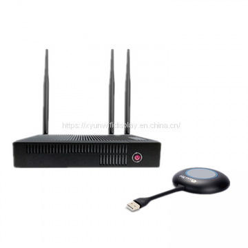 USB sender & receiver wireless screen share of the laptop to the interactive flat panel with 2 clicks