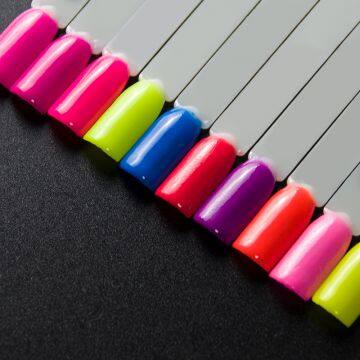 Queen shining colorful glitter nails dip color nail dipping powder neon dip powder