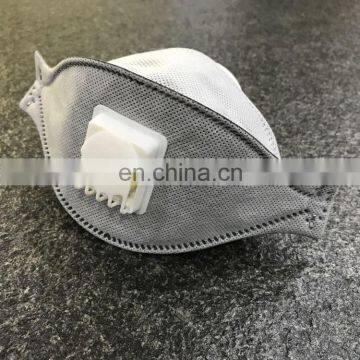 3-Panel Design FFP3 Custom Dust Mask With Exhalation Valve and Activated Carbon