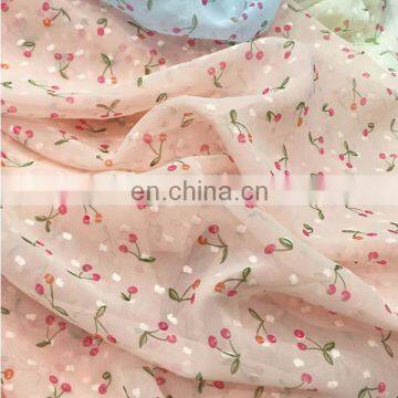 High Quality Chiffon Printed Fabric 75D for Women's Dress photo-6
