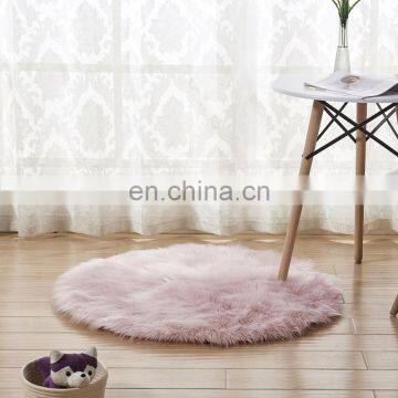 Round Cushion for Sofa Plush Throw Pillow Sleeve