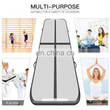 Hot Sale Airtrack Matte 3m Black Inflatable Air Track 15cm For Gymnastics photo-3