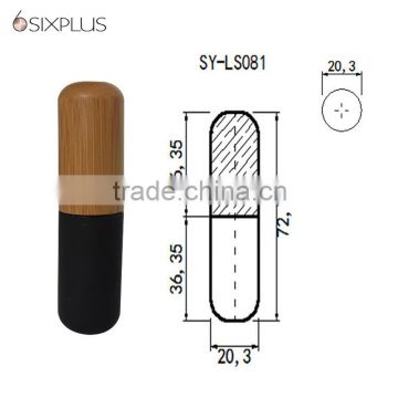 High quality bamboo lipstick tube bamboo empty lipstick tube empty lipstick case with top quality