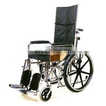 2020 High Quality Folding Commode Wheelchair With Headrest