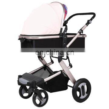 Strollers walkers manufacturer outdoor easy fold portable car seat pram high landscape luxury 3 in 1 baby stroller